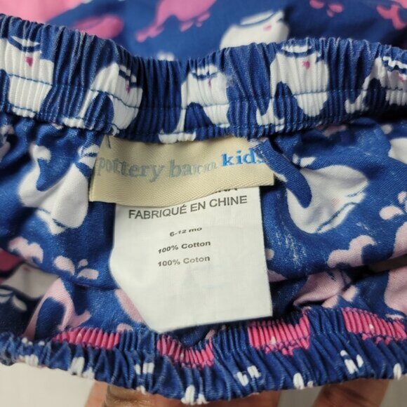 Pottery Barn Whale Swimsuit Tunic & Diaper Cover - Picture 9 of 10